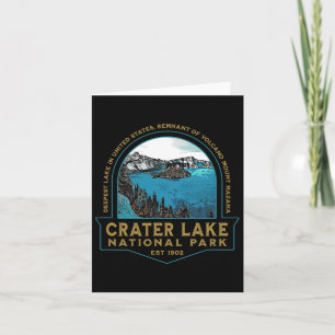 Nationaal Park Oregon Mount Mazama Hiki Kaart