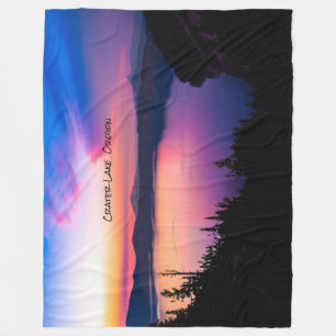 Nationaal park Oregon Sunset Fleece Deken