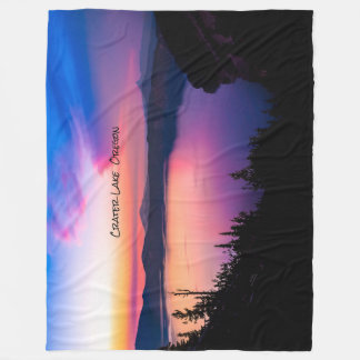 Nationaal park Oregon Sunset Fleece Deken