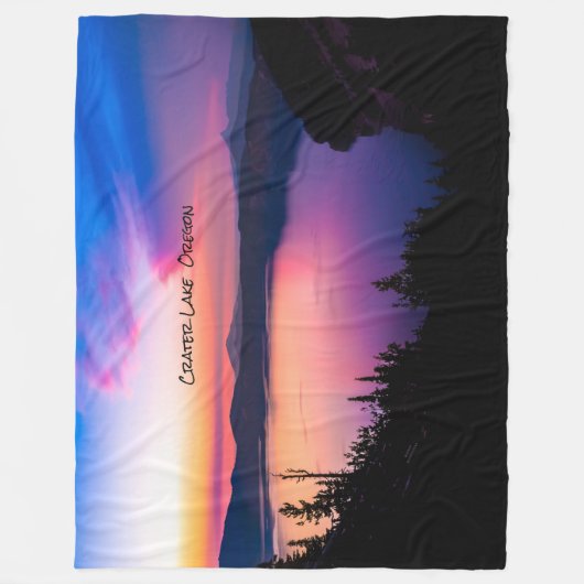 Nationaal park Oregon Sunset Fleece Deken (Voorkant)