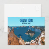 Nationaal park Oregon Vintage Briefkaart (Voorkant / Achterkant)