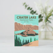 Nationaal park Oregon Vintage Briefkaart (Staand voorkant)