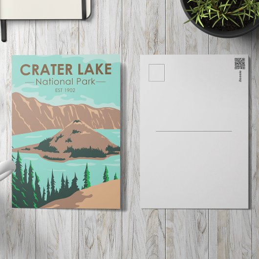 Nationaal park Oregon Vintage Briefkaart