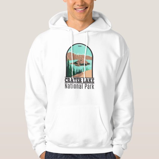 Nationaal park Oregon Vintage Hoodie (Voorkant)