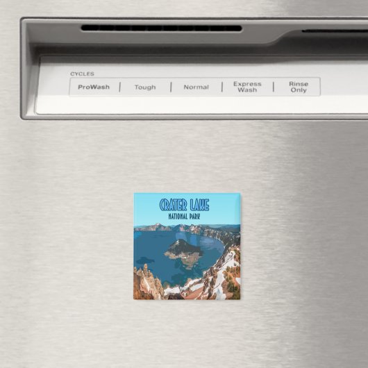 Nationaal park Oregon Vintage Magneet (Insitu (Vaatwasser))