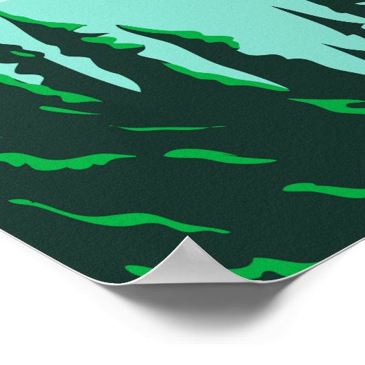 Nationaal park Oregon Vintage Poster (Hoek)