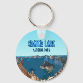 Nationaal park Oregon Vintage Sleutelhanger
