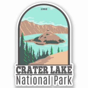Nationaal park Oregon Vintage Sticker