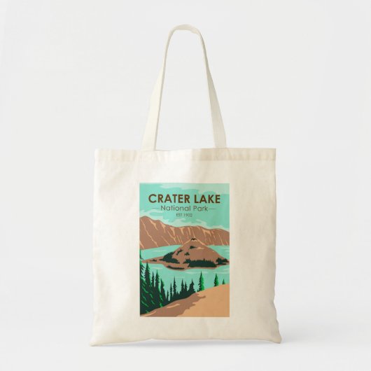 Nationaal park Oregon Vintage Tote Bag (Voorkant)