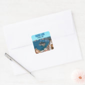 Nationaal park Oregon Vintage Vierkante Sticker (Envelop)