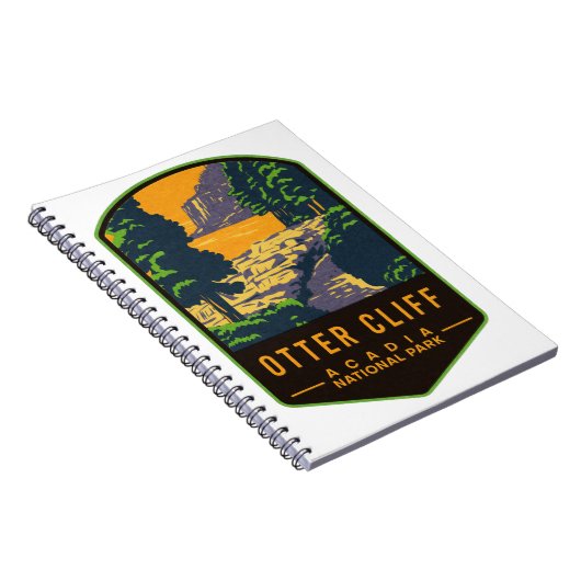 Nationaal park Otter Cliff Acadia Notitieboek (Rechterzijde)