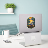 Nationaal park Otter Cliff Acadia Sticker (Laptop op bureau)