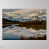 Nationaal park Oxbow Bend Bend Grand Teton Poster (Voorkant)