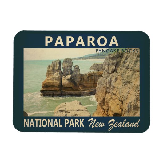 Nationaal Park Paparoea Nieuw-Zeeland  Magneet (Horizontaal)