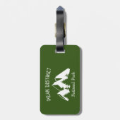 Nationaal park Peak Bagagelabel (Achterkant verticaal)