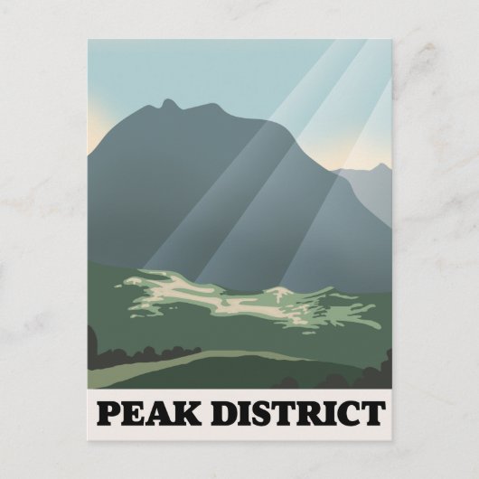 Nationaal park Peak Briefkaart (Voorkant)