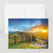 Nationaal park Peak District, Engeland, VK Briefkaart (Voorkant / Achterkant)