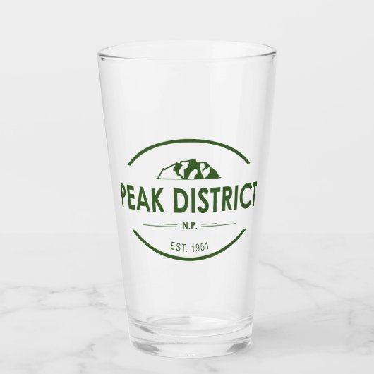 Nationaal park Peak District Glas (Voorkant)