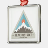 Nationaal park Peak District Metalen Ornament (Links)