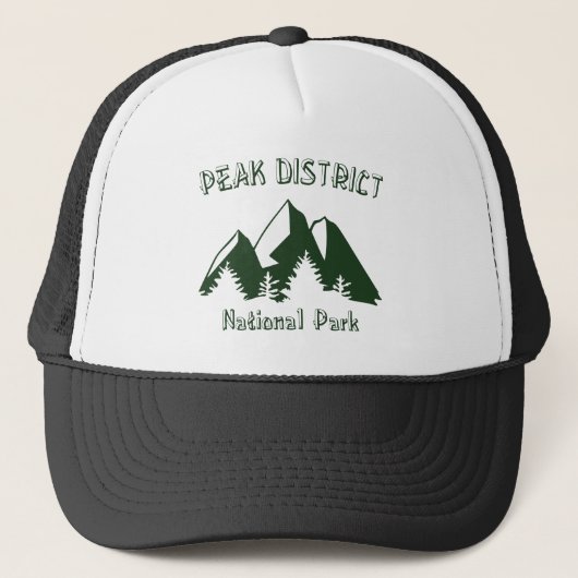 Nationaal park Peak District Trucker Pet (Voorkant)