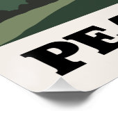 Nationaal park Peak Perfect Poster (Hoek)