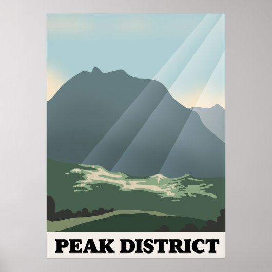 Nationaal park Peak Poster (Voorkant)