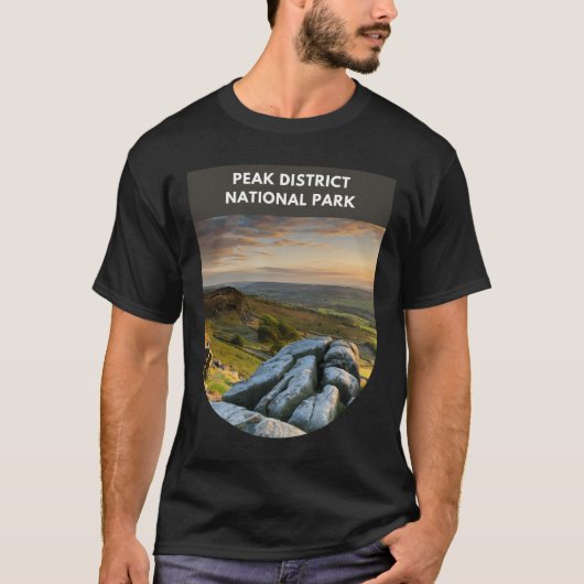 Nationaal park Peak T-shirt (Voorkant)