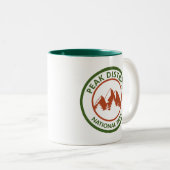 Nationaal park Peak Tweekleurige Koffiemok (Voorkant rechts)