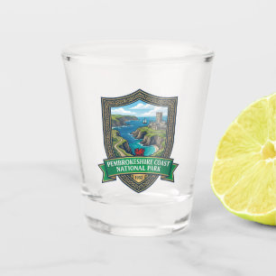 Nationaal park Pembrokeshire Coast Verenigd Konink Shot Glas