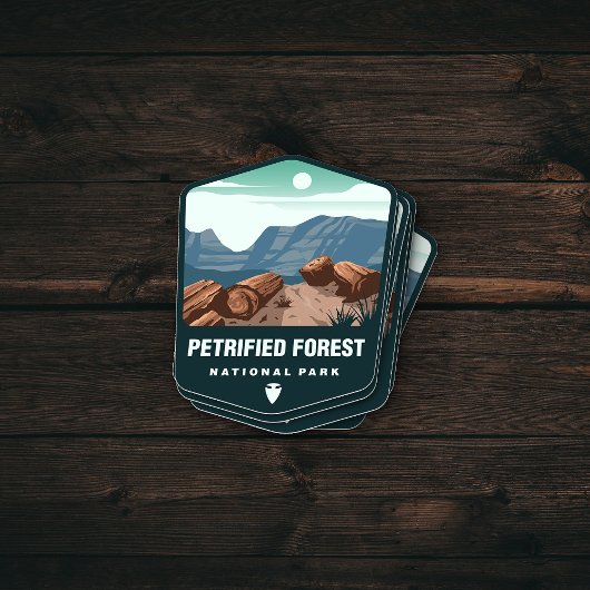 Nationaal park Petrified Forest | Afgesneden Stick Sticker