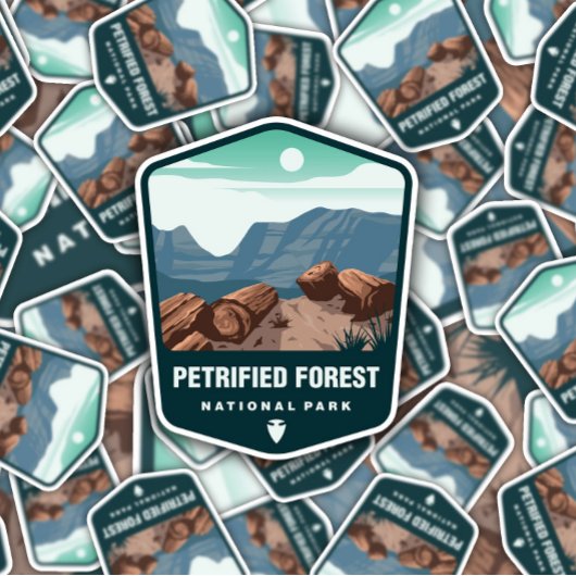 Nationaal park Petrified Forest | Afgesneden Stick Sticker