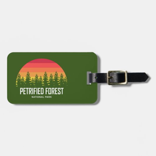Nationaal park Petrified Forest Bagagelabel (Voorkant horizontaal)