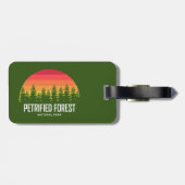 Nationaal park Petrified Forest Bagagelabel (Achterkant horizontaal)