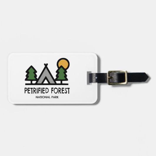Nationaal park Petrified Forest Bagagelabel (Voorkant horizontaal)