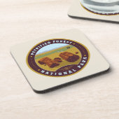 Nationaal park Petrified Forest Bier Onderzetter (Linkerzijde)