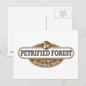 Nationaal park Petrified Forest Briefkaart (Voorkant / Achterkant)