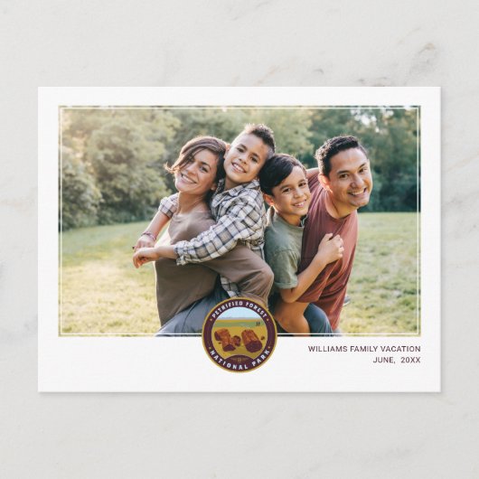 Nationaal park Petrified Forest Briefkaart (Voorkant)