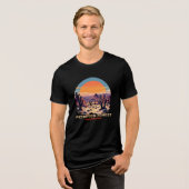 Nationaal park Petrified Forest Desert Tri-Blend Shirt (Voorkant volledig)