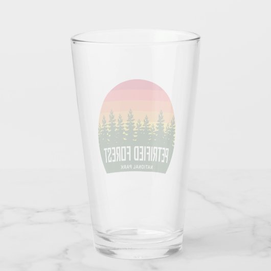 Nationaal park Petrified Forest Glas (Achterkant)