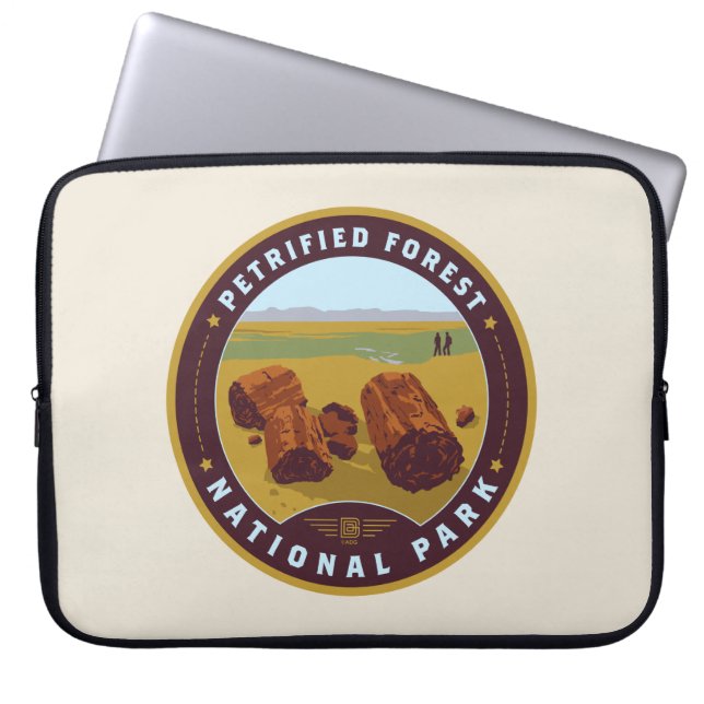 Nationaal park Petrified Forest Laptop Sleeve (Voorkant)