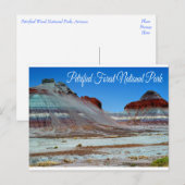 Nationaal park Petrified Forest National Park, Bri Briefkaart (Voorkant / Achterkant)