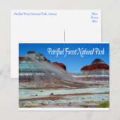 Nationaal park Petrified Forest National Park, Bri Briefkaart (Voorkant / Achterkant)