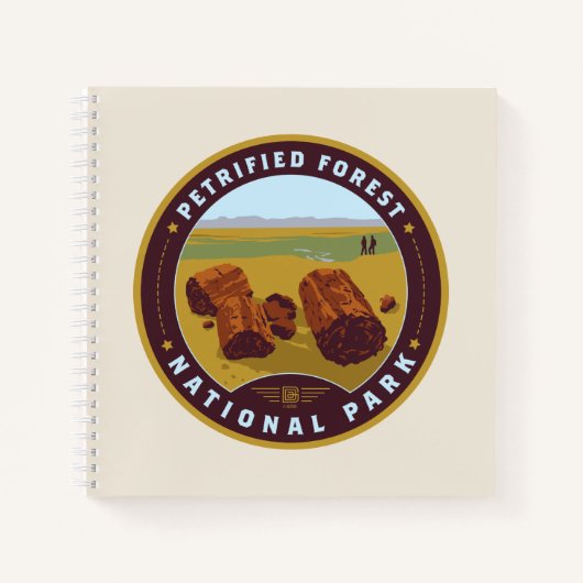 Nationaal park Petrified Forest Notitieboek (Voorkant)