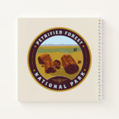 Nationaal park Petrified Forest Notitieboek (Achterkant)