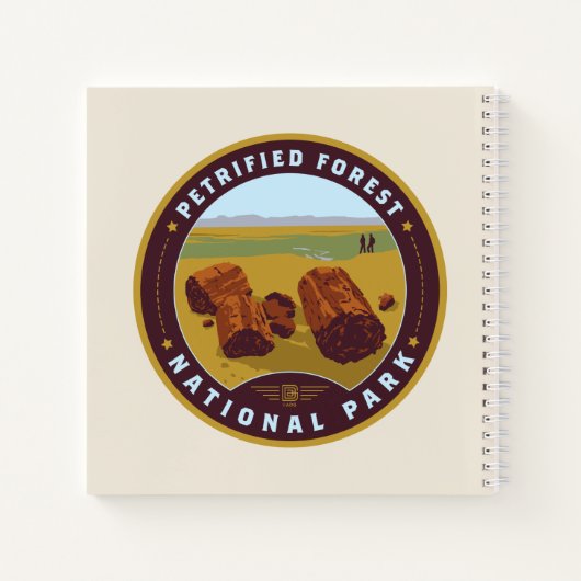 Nationaal park Petrified Forest Notitieboek (Achterkant)
