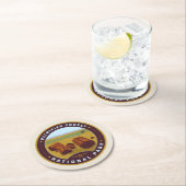 Nationaal park Petrified Forest Ronde Kartonnen Onderzetter (Insitu)