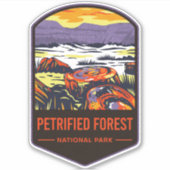 Nationaal park Petrified Forest Sticker (Voorkant)