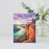 Nationaal park Pha Taem Thailand Briefkaart (Staand voorkant)