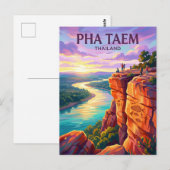 Nationaal park Pha Taem Thailand Briefkaart (Voorkant / Achterkant)