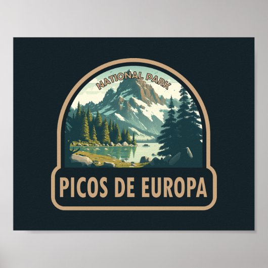Nationaal park Picos de Europa Spanje Poster (Voorkant)